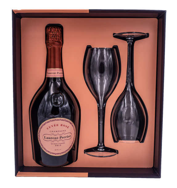 Laurent Perrier Cuvée Rosé  Champagne Gift Set