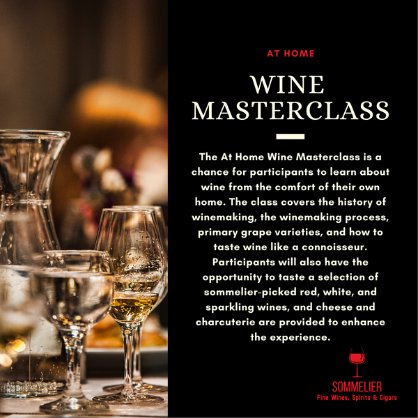 Wine Masterclass - At Home ( 6 Person Minimum @TT$950/Person)