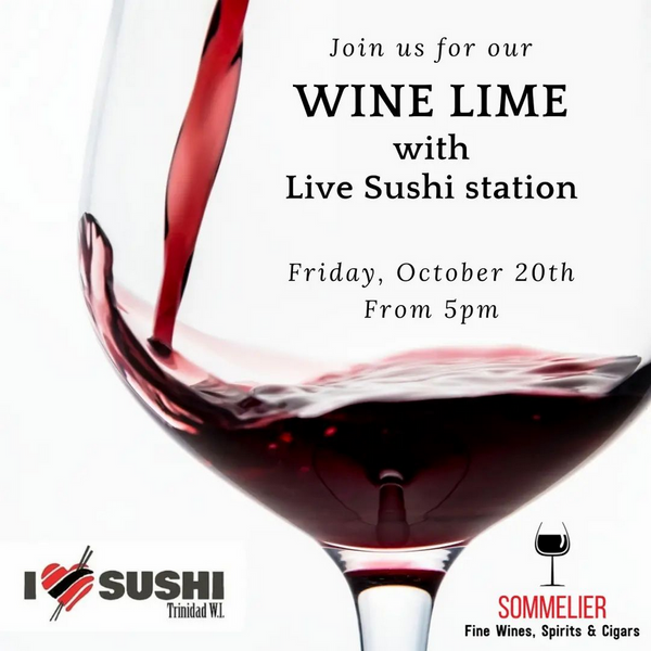 Wine Lime with Live Sushi Station Deposit