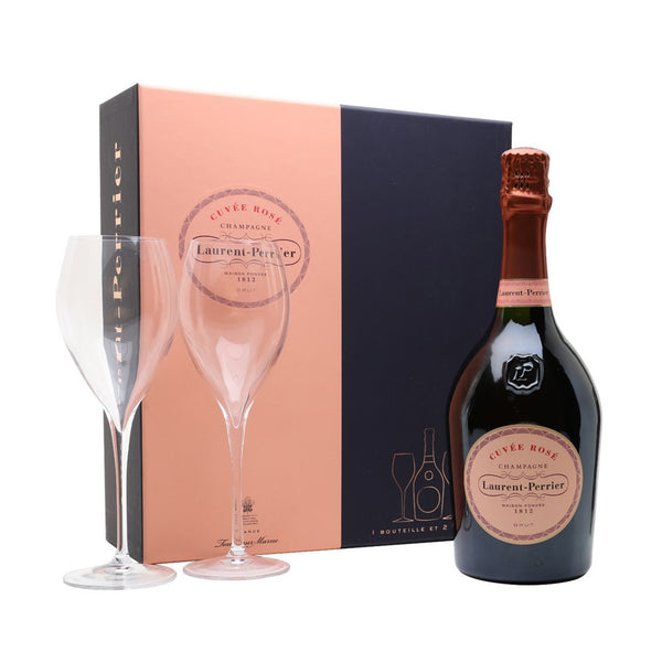 Laurent Perrier Cuvée Rosé  Champagne Gift Set